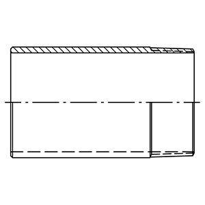 BOBINA ROSCADA UN EXTREMO DIN 2982 - B600C300