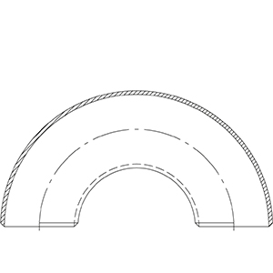CURVA 180° 3D PARA SOLDAR - NORMA EN 10253-1 - C3180219