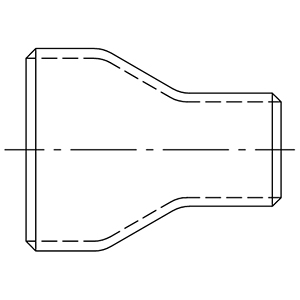 REDUCCIÓN CONCÉNTRICA PARA SOLDAR - NORMA ASTM A-234 STD - CRST2M1M